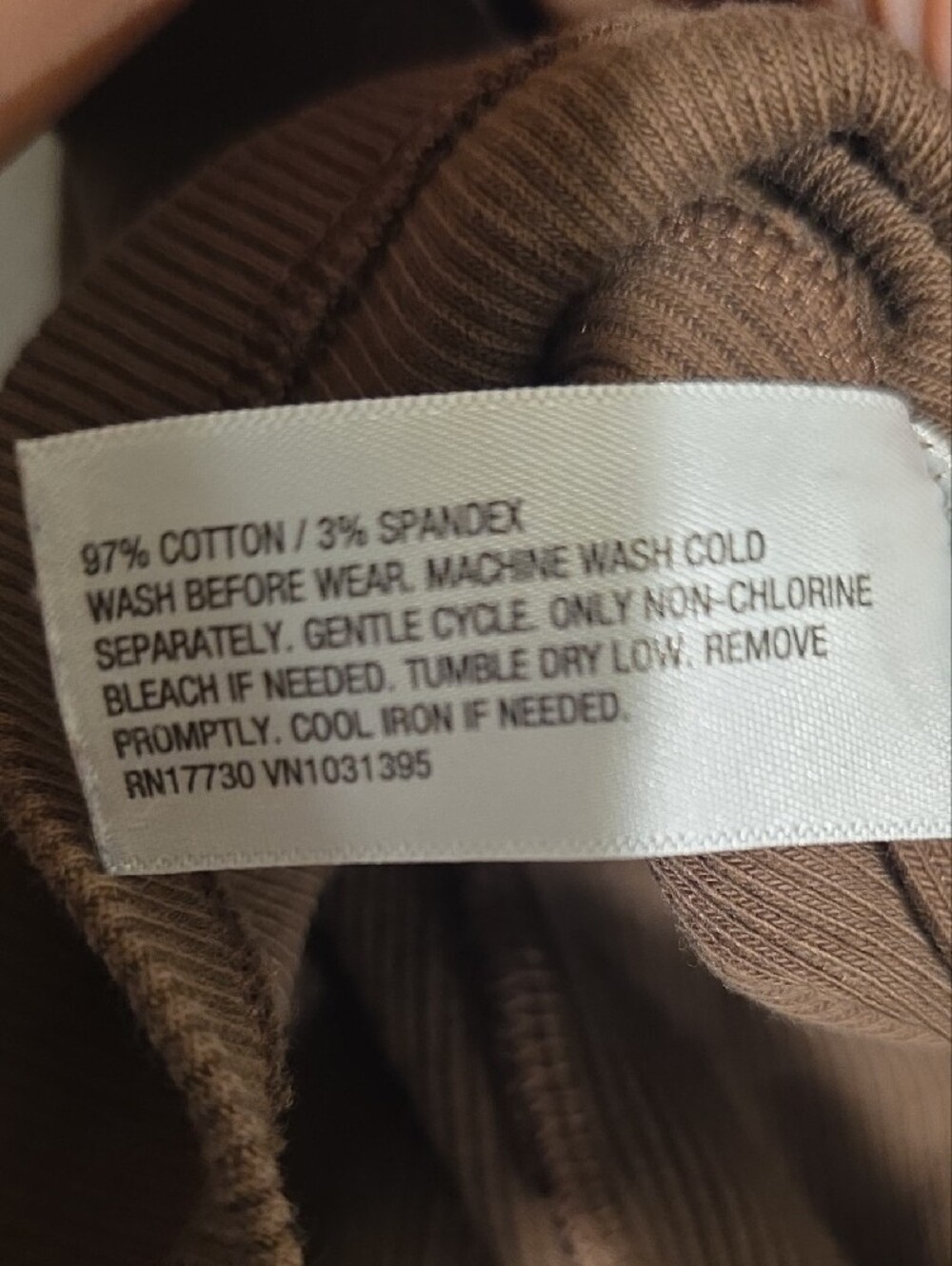 Universal Thread Brown Scoop Neck Long Sleeve Top - Picture 6 of 6